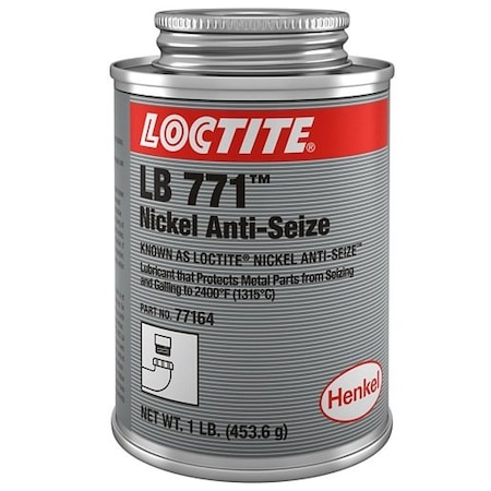 Henkel Anti-Seize Compound, Nickel Grade, Can, Paste LB 771 1LB BRSH TP IDH 135543